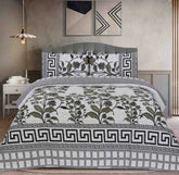 Crystal King Size Bed Sheet Set-3Pcs-Design-140